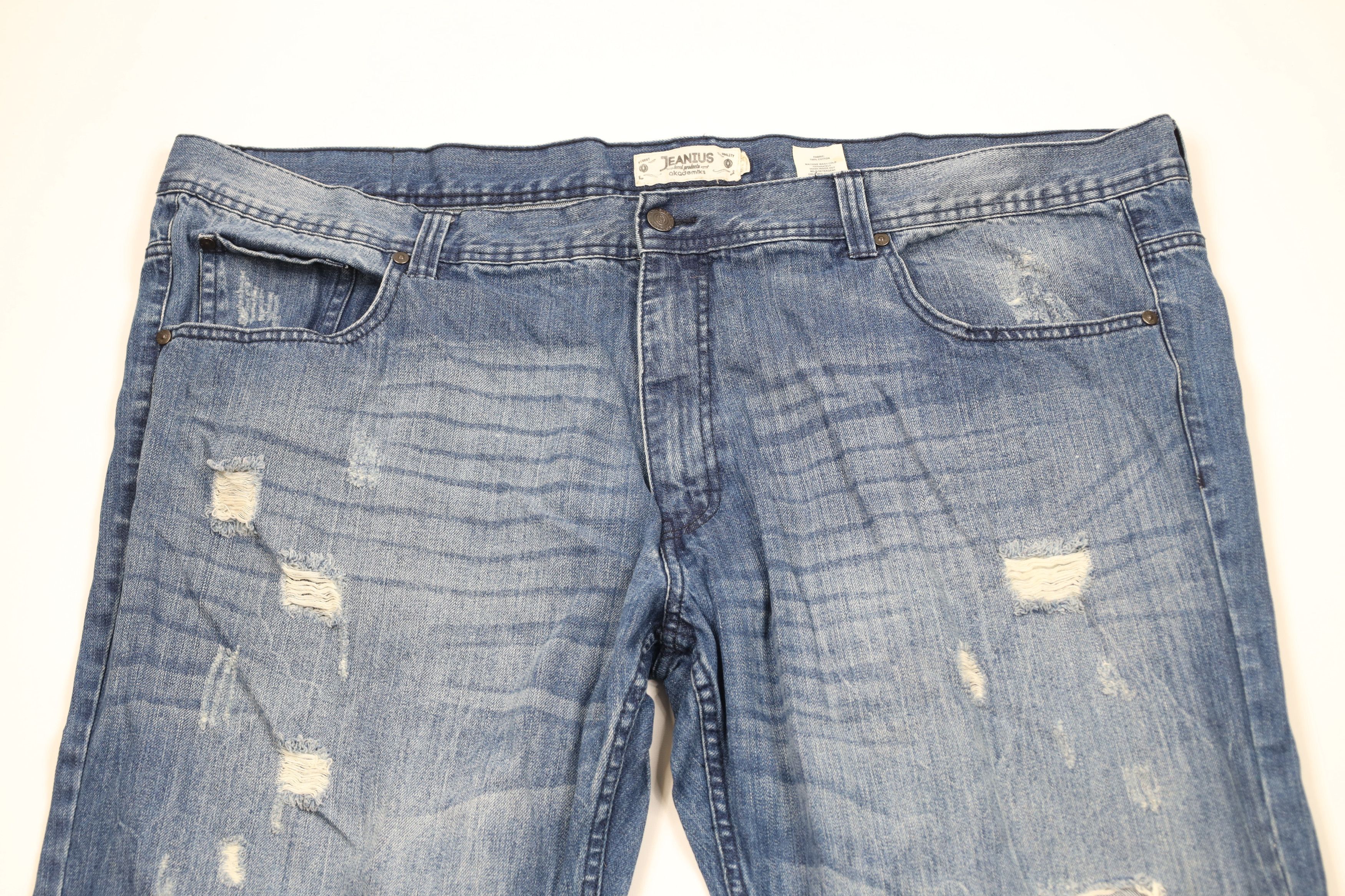 Akademiks Vintage Y2K Akademiks Baggy Wide Leg Denim Jeans Blue Size US 44 / EU 60 - 2 Thumbnail