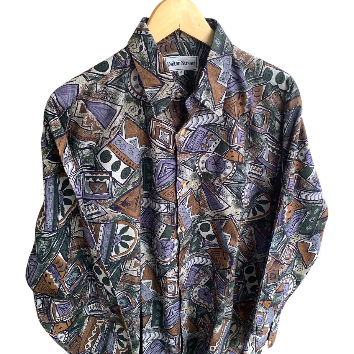 Japanese Brand × Vintage Vintage dalton street shirts full print art Size US L / EU 52-54 / 3 - 3 Thumbnail