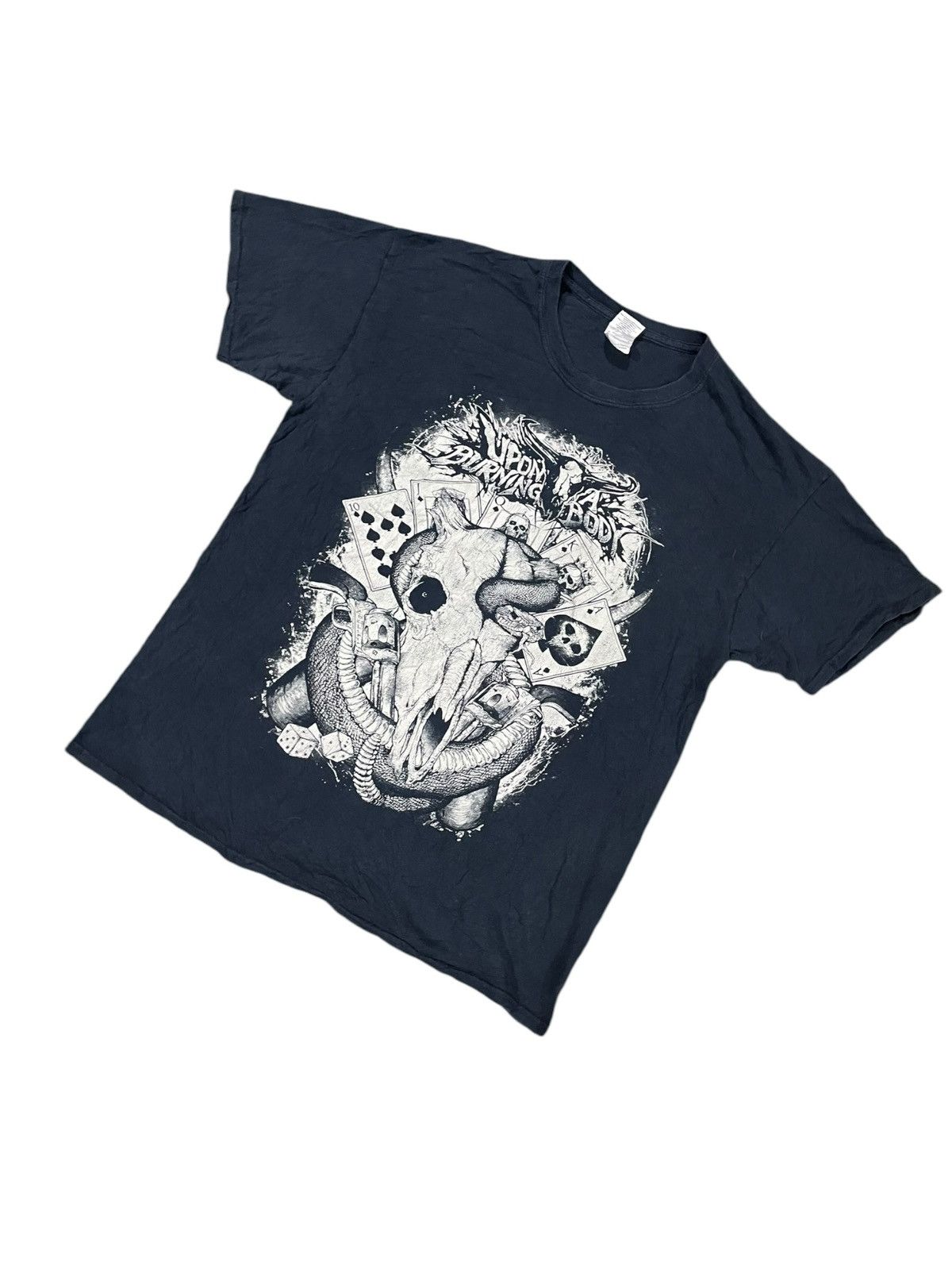 Band Tees × Vintage VTG Upon A Burning Body Metalcore Band Tee Size US L / EU 52-54 / 3 - 3 Thumbnail