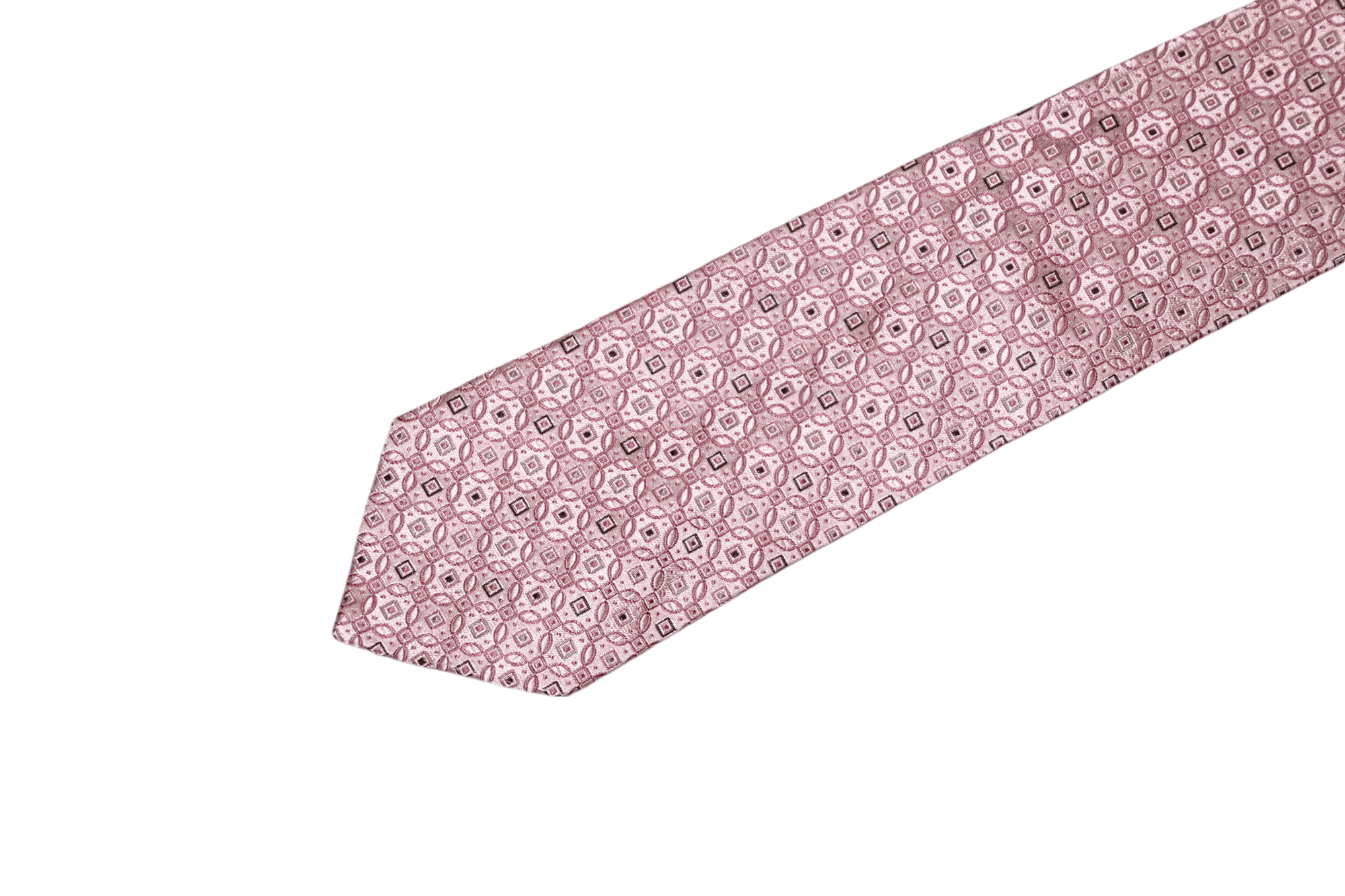 Dolce & Gabbana Dolce & Gabbana Luxury Design Geometric Jacquard Silk Tie Size ONE SIZE - 3 Thumbnail