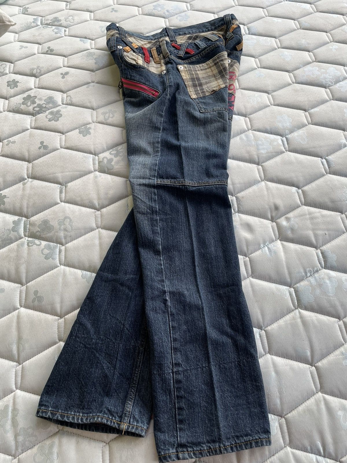 Japanese Brand Double Focus Double Waist Denim Size US 32 / EU 48 - 5 Thumbnail