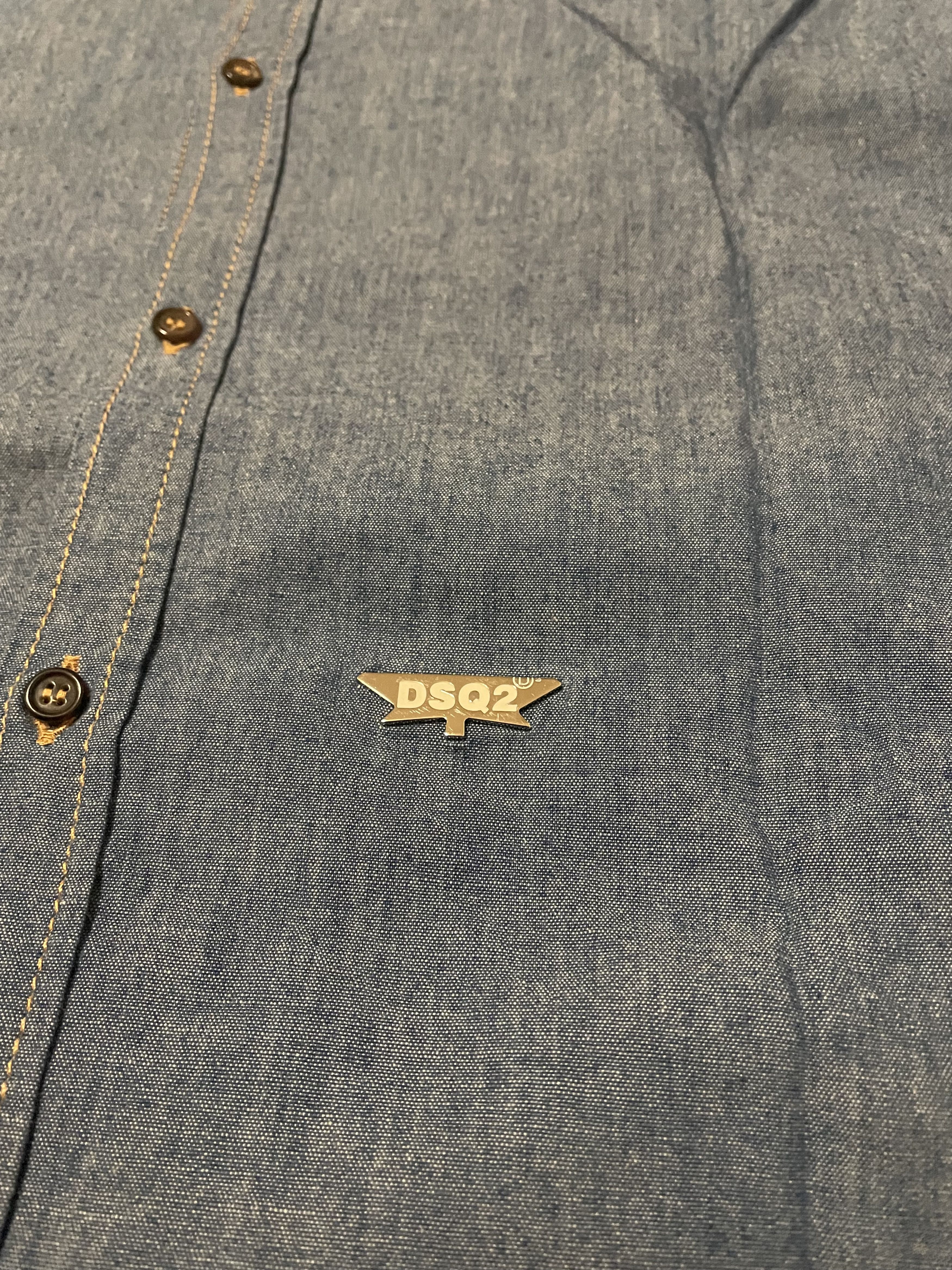 Dsquared2 DSQUARED2 blue denim shirt size 48 Size US M / EU 48-50 / 2 - 3 Thumbnail