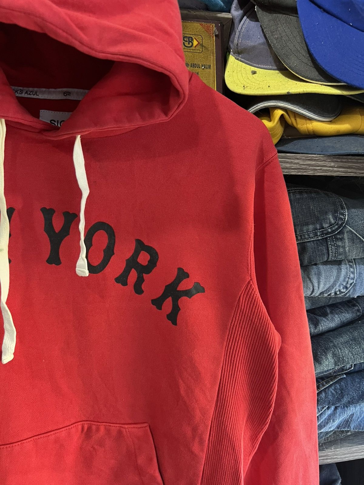 MOUSSY 🔥Sicks Azul by Moussy New York Pullover Hoodie Size US S / EU 44-46 / 1 - 6 Thumbnail