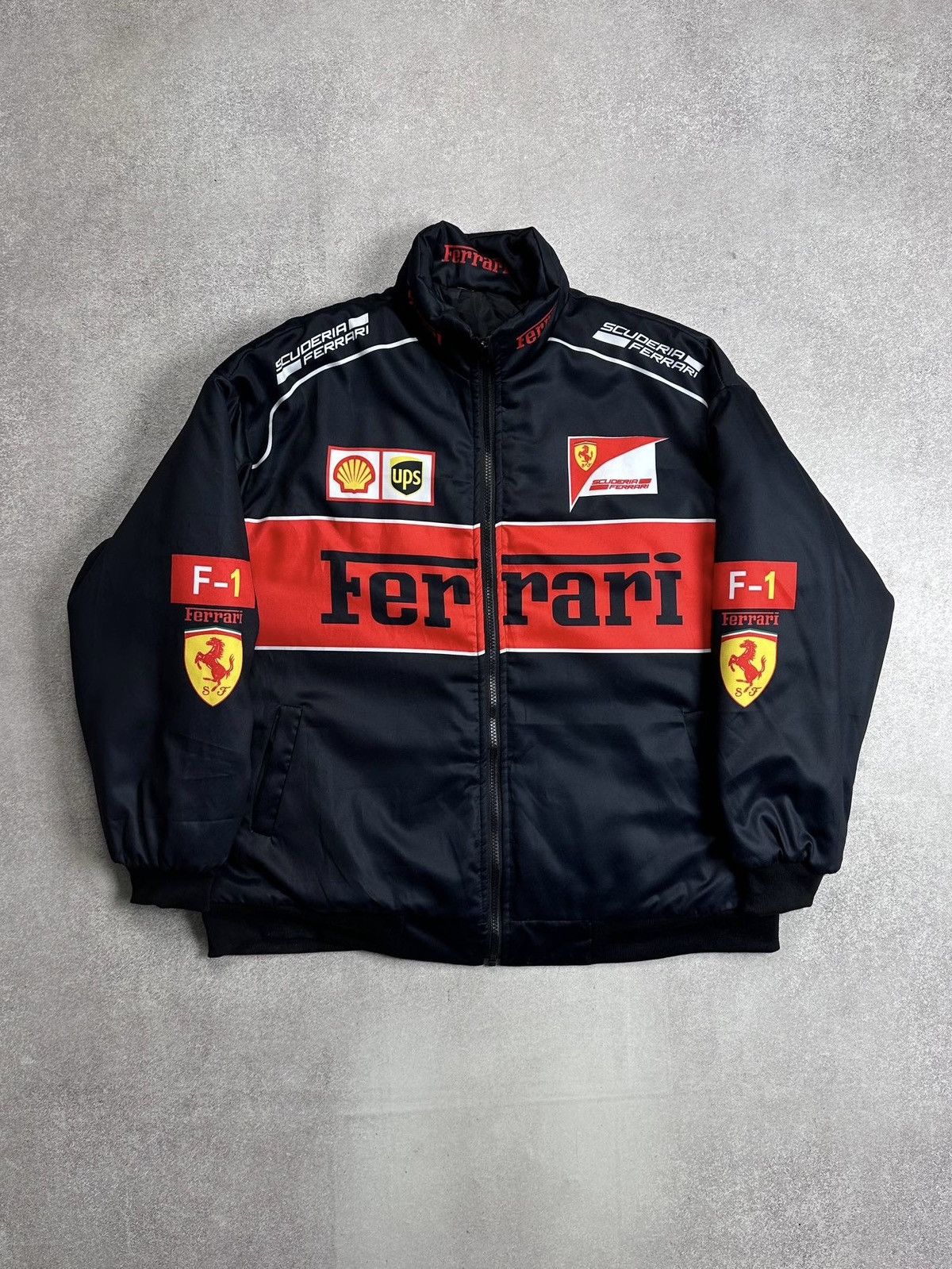 Ferrari Vintage 90s Ferarri Racing Nascar Y2K Jacket L Size US L / EU 52-54 / 3 - 1 Thumbnail