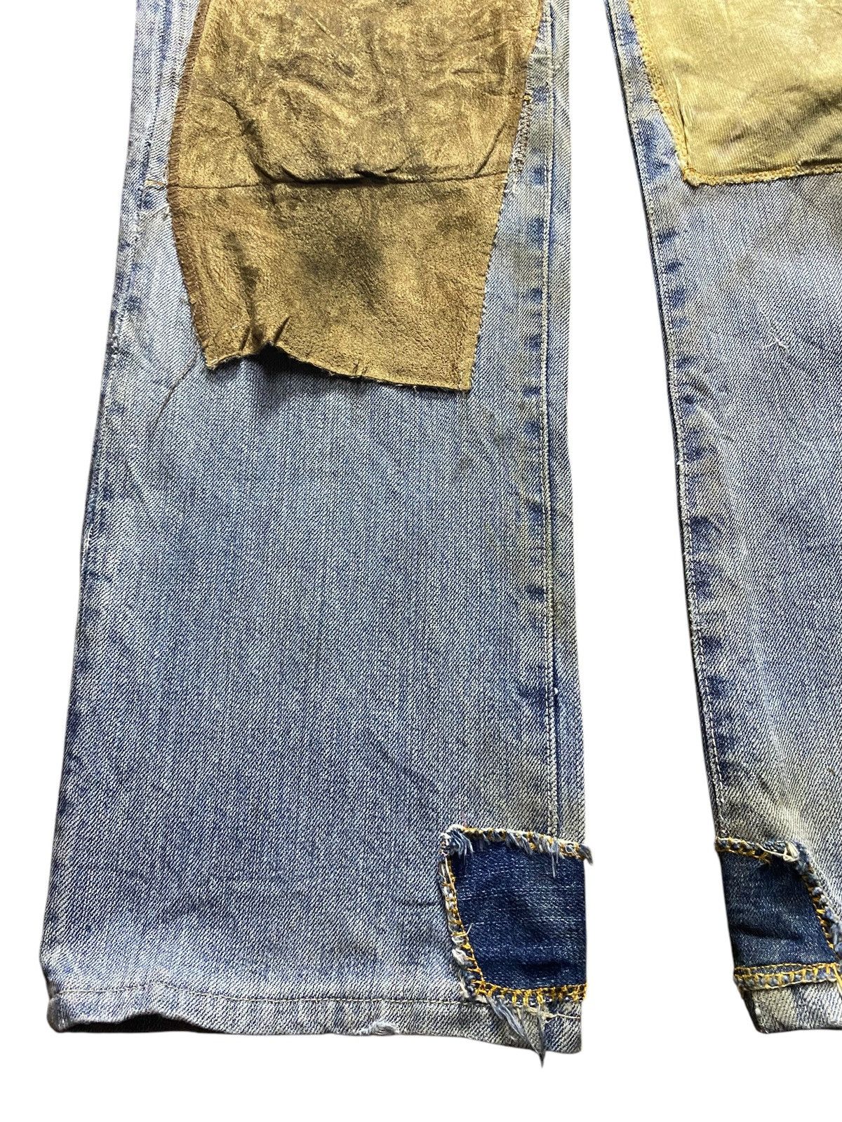 Japanese Brand Vintage Japanese Brand Shashiko Boro Distressed Jeans Size US 33 - 9 Thumbnail
