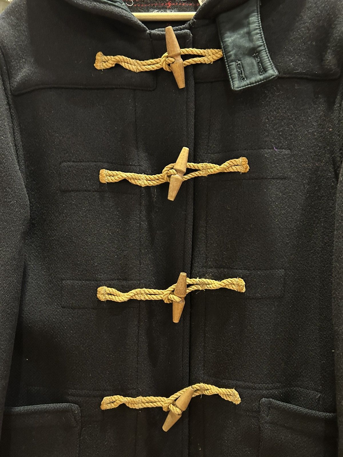 Polo Ralph Lauren Navy Duffel Wool Coat