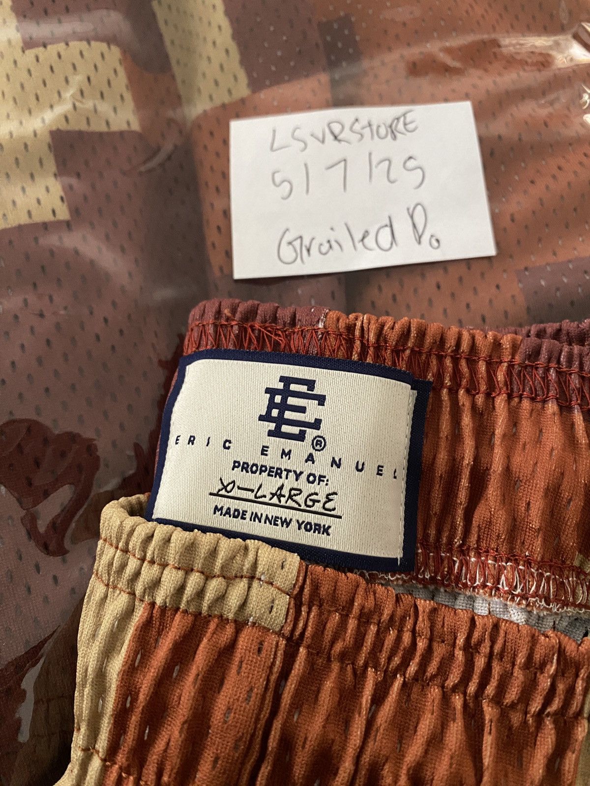 Eric Emanuel EE Basic Short Digi Camo Brown XLARGE Size US 36 / EU 52 - 2 Thumbnail