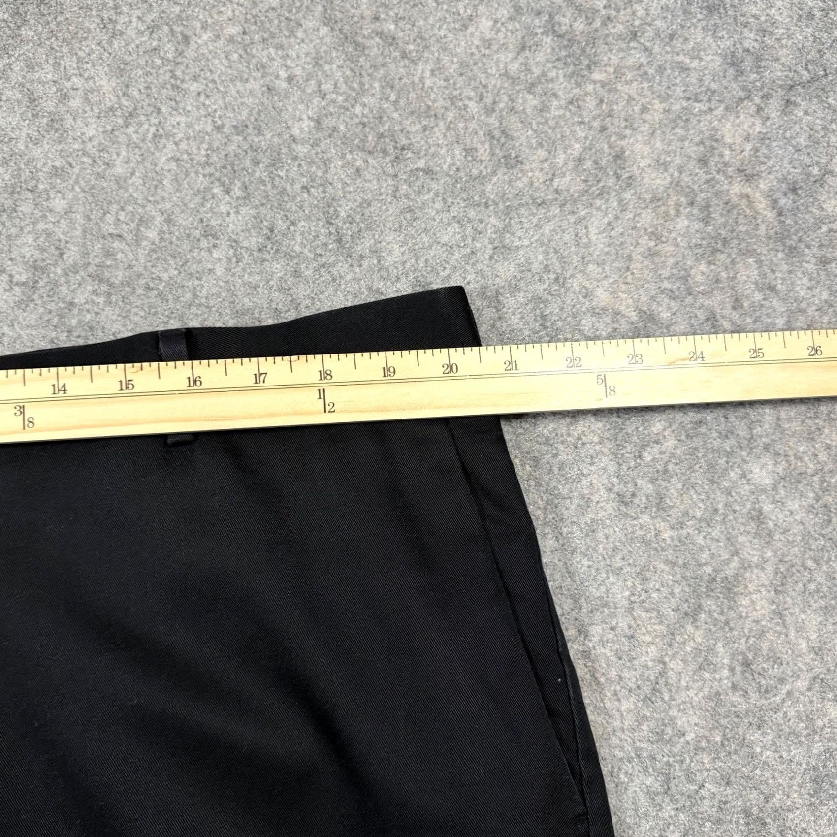 Dockers DOCKERS Pants Mens 40x30 Black Classic Khakis Straight Front 41x28 Inseam 28" Twill, Button Zip, Relaxed Fit Vintage No Size US 40 / EU 56 - 7 Thumbnail