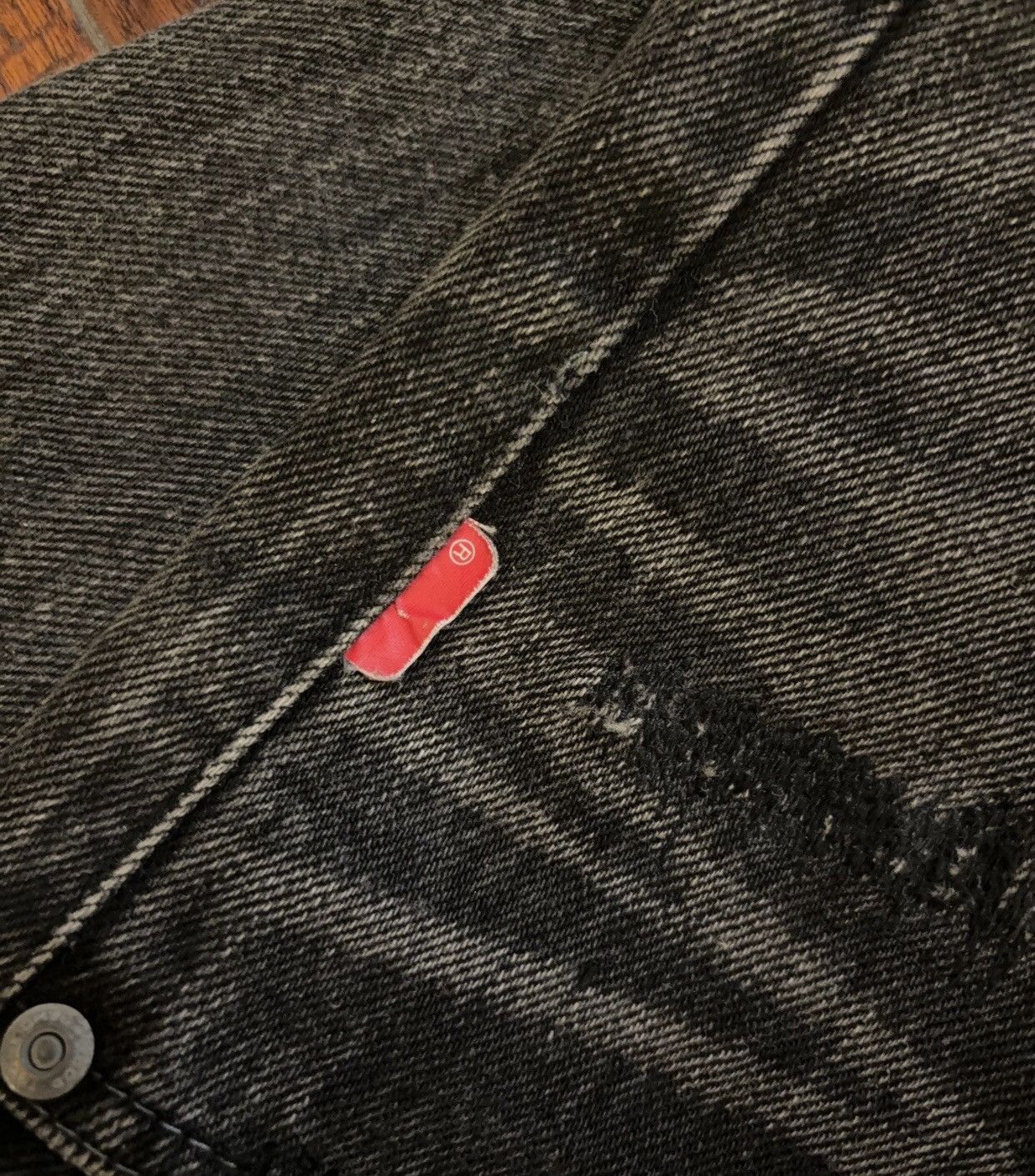 Neighborhood Neighborhood 09EX Black Icon Black Soul Collar Jeans Size US 36 / EU 52 - 6 Thumbnail