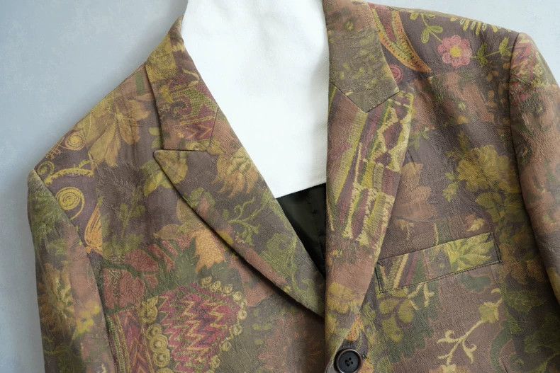 Yohji Yamamoto Yohji Yamamoto16SS Totem Floral Agent Jacket 2503-Nextarrow Size US M / EU 48-50 / 2 - 4 Thumbnail