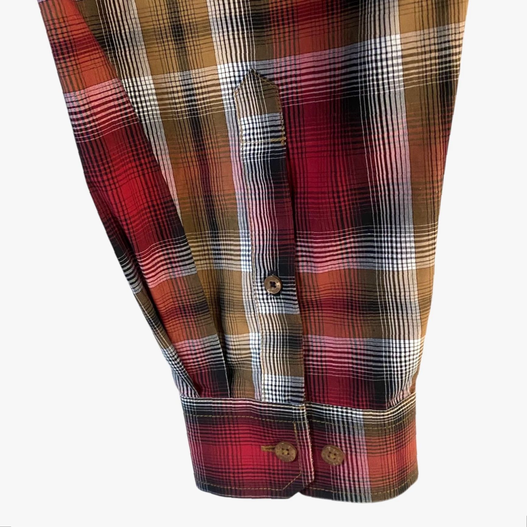 Vintage VINTAGE Cinch Plaid Button-Up Shirt Red Men's XL Reversible Paisley Cuffs Classic Western Size US XL / EU 56 / 4 - 7 Thumbnail