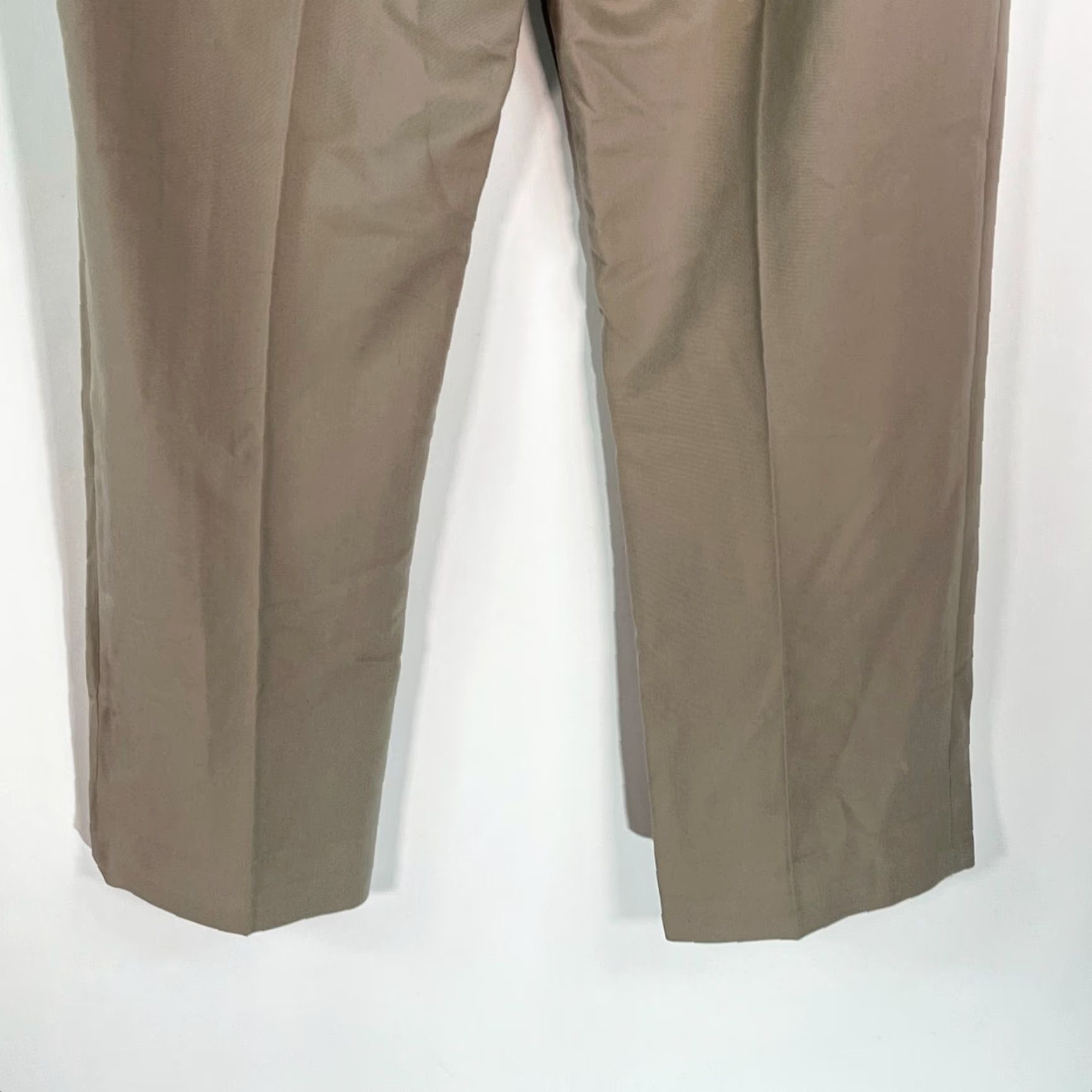 Vintage Evelyn &Arthur Flair Wide Leg High Rise Stretch Tan Pants Women's Size 8 Size 30" / US 8 / IT 44 - 7 Thumbnail