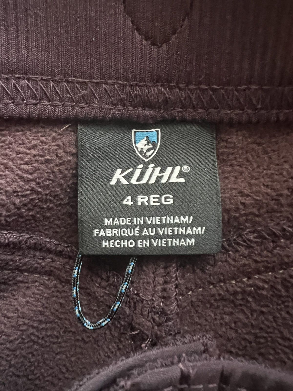 Kuhl KÜHL Frostline Fleece Hiking Pants Eggplant Women’s 4 Reg Size 27" / US 4 / IT 40 - 4 Thumbnail