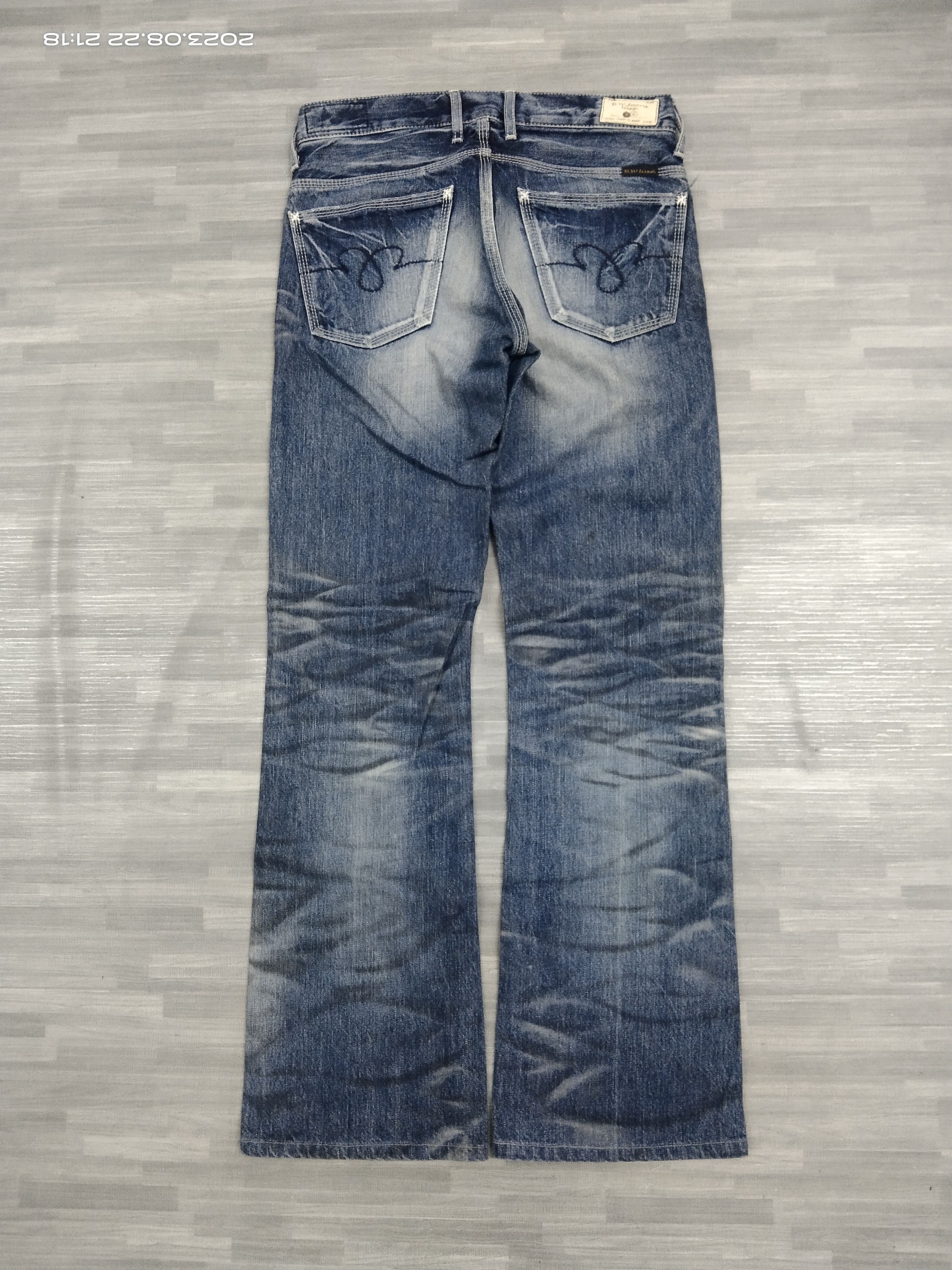 Japanese Brand FLARE SICK BLUEWAY GARMENTS JEANS MAKER&FACTORY Size US 28 / EU 44 - 3 Thumbnail