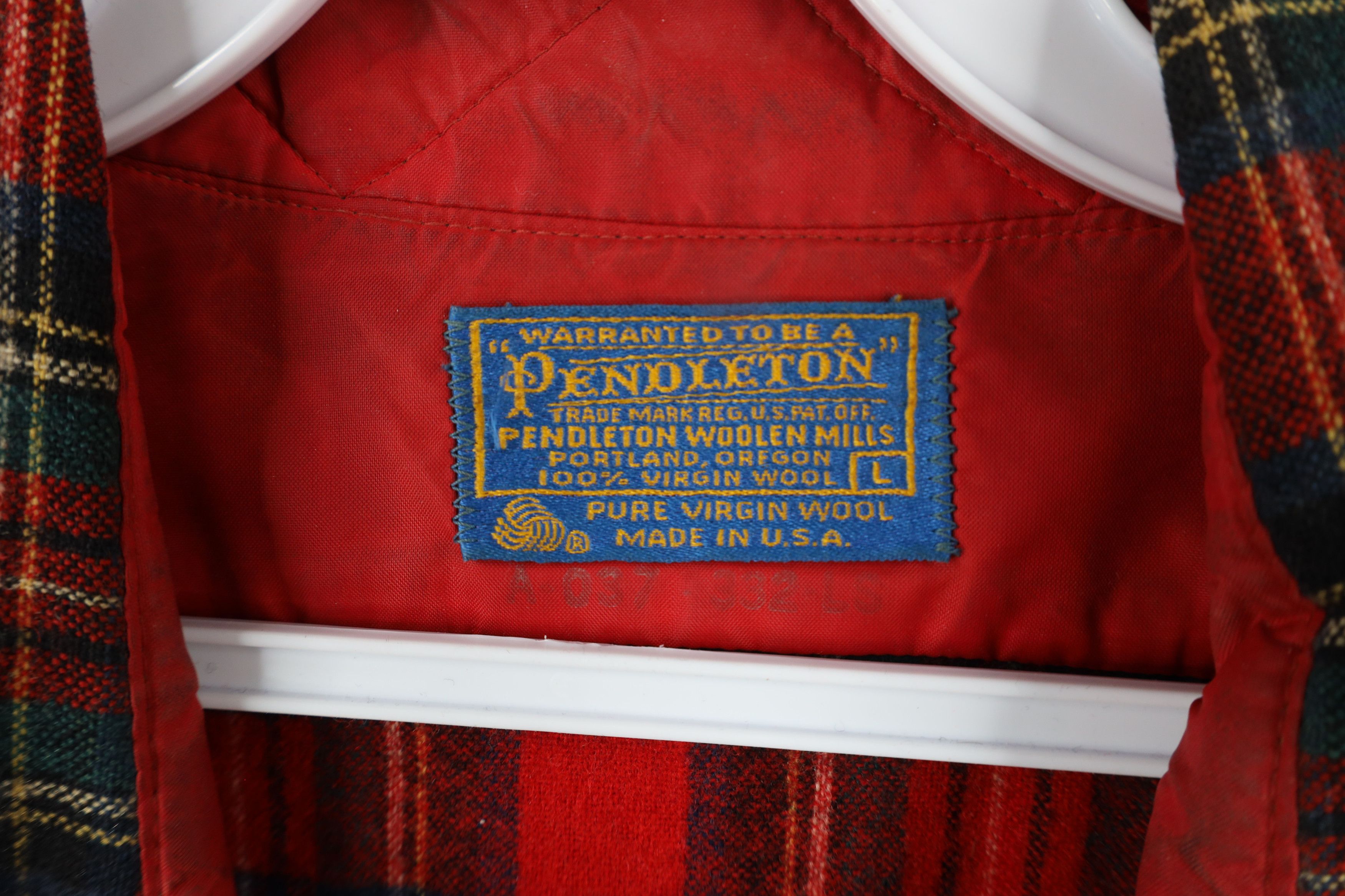 Pendleton × Vintage Vintage 70s Pendleton Edward Stewart Tartan Plaid Wool Shirt Size US M / EU 48-50 / 2 - 7 Thumbnail