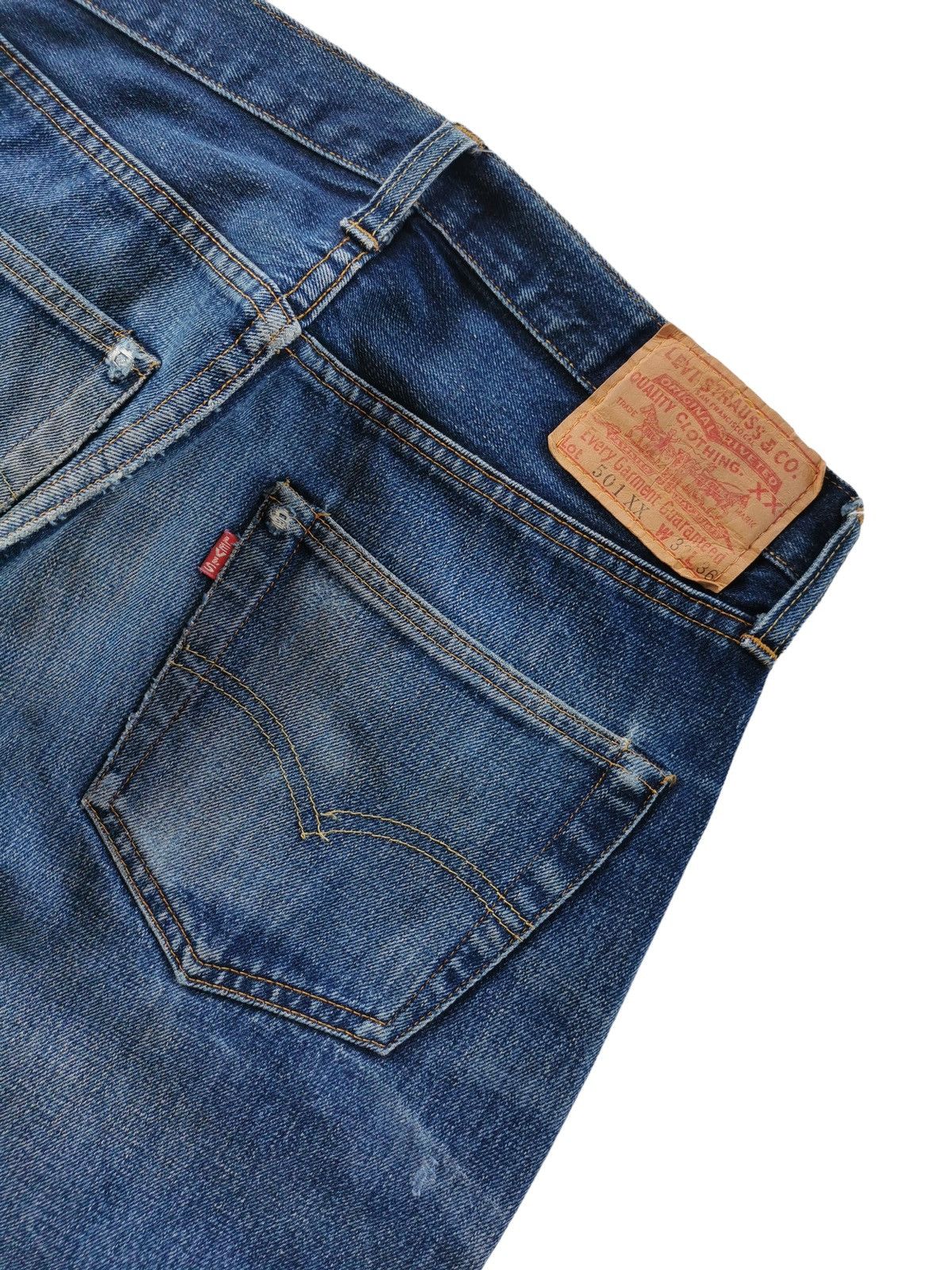 LVC × Levi's Vintage Clothing × Vintage Levis Vintage Clothing LVC Selvedge Denim Jeans (30x39.5) Size US 30 / EU 46 - 6 Thumbnail