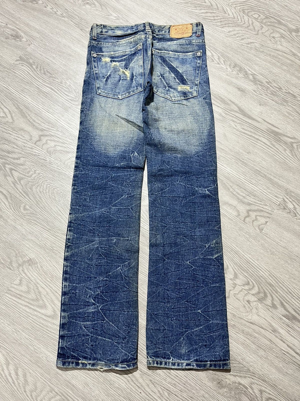 If Six Was Nine 2000s Star R Distressed Ripped Lgb Punk Style Pants Jeans Size US 28 / EU 44 - 10 Thumbnail