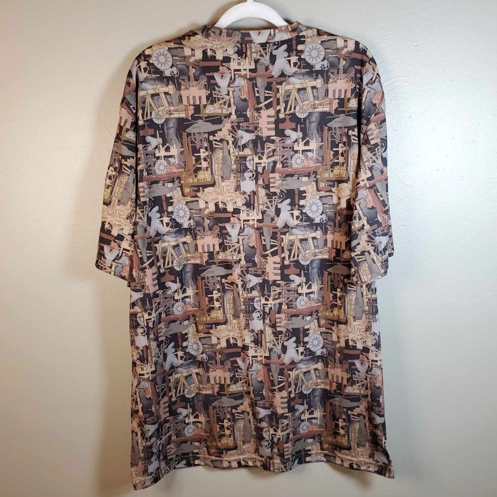 AMO VINTAGE Oilfield Camo T Shirt Camouflage Mens XL Workwear Size US XL / EU 56 / 4 - 6 Thumbnail