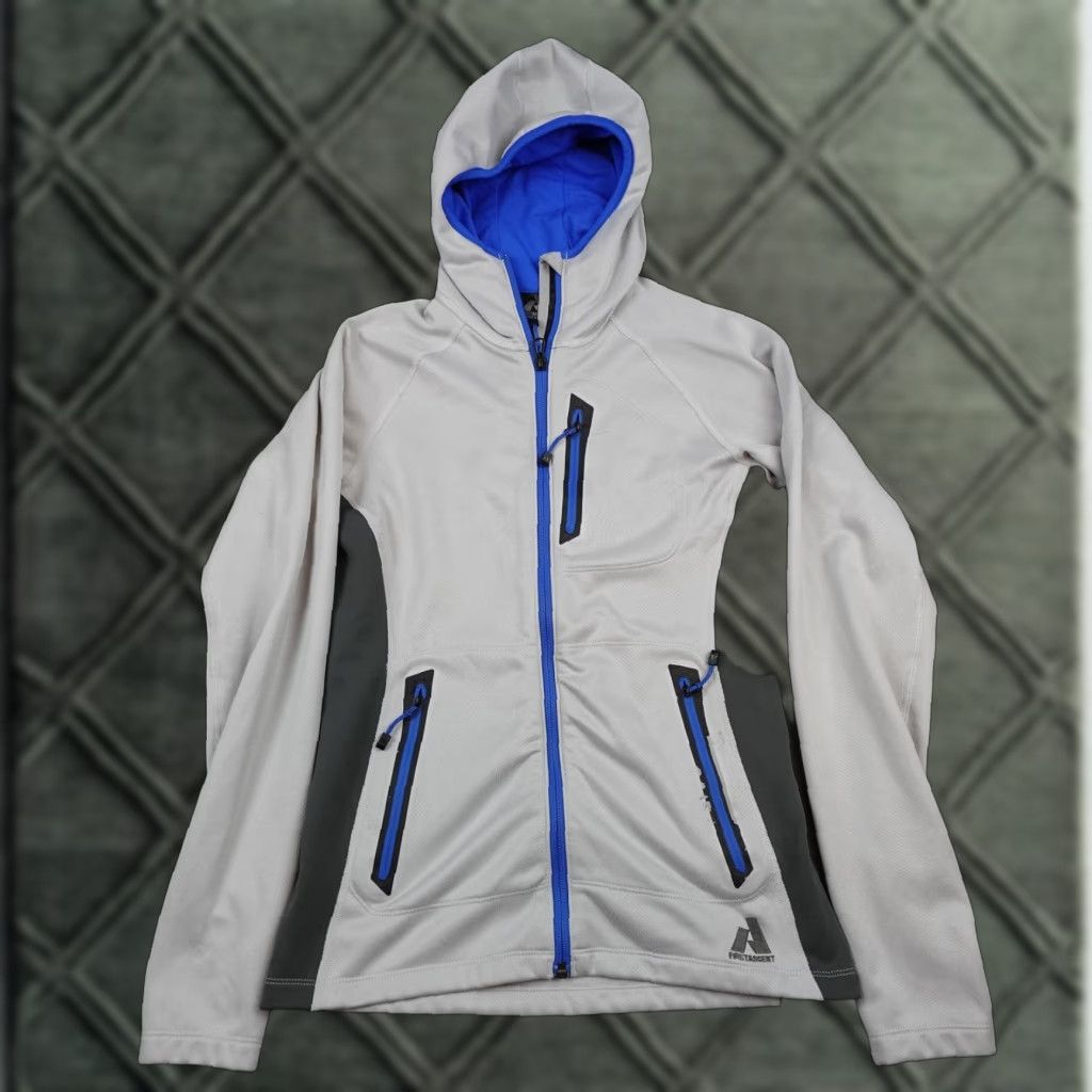 Eddie Bauer Eddie Bauer First Ascent Jacket Womens X-Small Gray Hooded Softshell Full Zip Size XS / US 0-2 / IT 36-38 - 1 Thumbnail