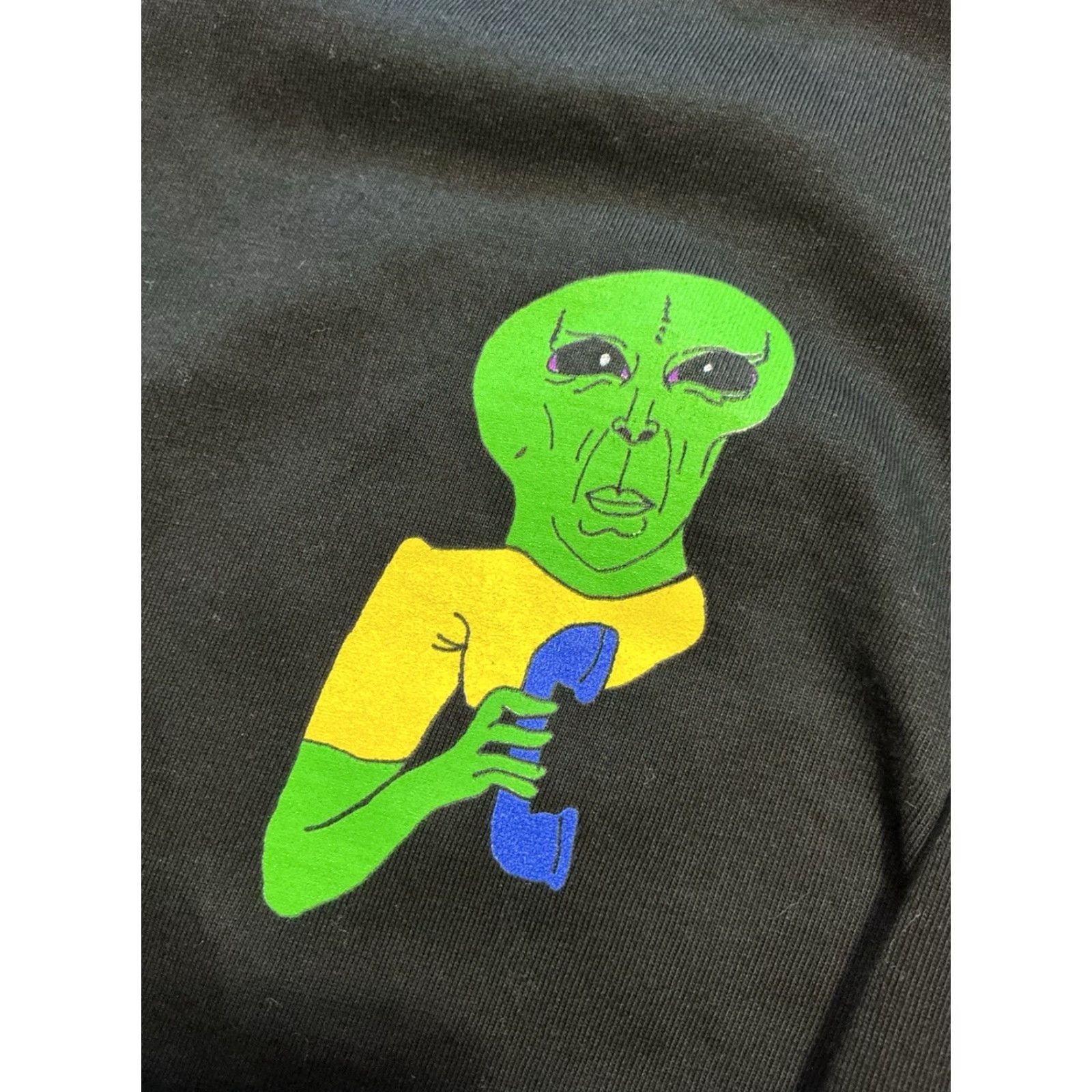 Vintage Cherry Glazerr Portugal The Man Official Merch Alien Rock Band L/S T-Shirt Black S Mens Size US S / EU 44-46 / 1 - 5 Thumbnail
