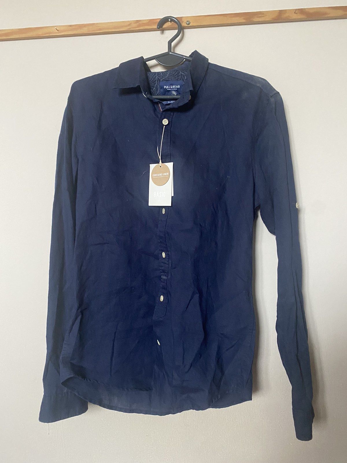 Pull & Bear New elegant men's shirt PULL & BEAR Long Sleeve - S - UNIQUE Size US S / EU 44-46 / 1 - 1 Thumbnail