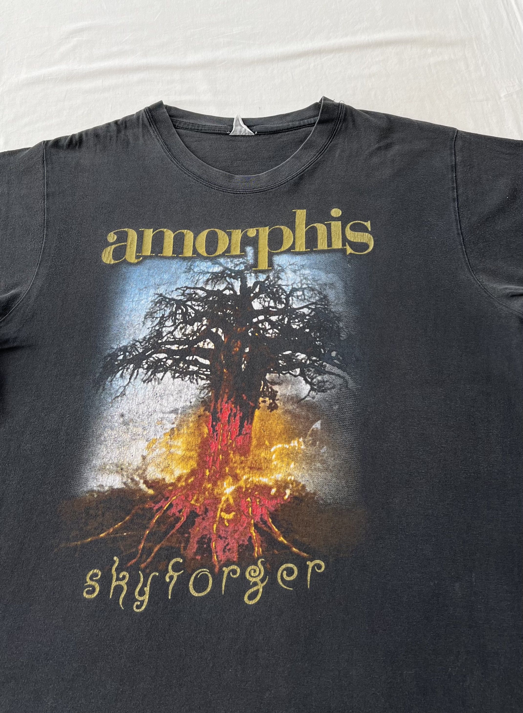 Band Tees Vintage 2000s Amorphis Skyforger Black T-shirt Size US M / EU 48-50 / 2 - 3 Thumbnail
