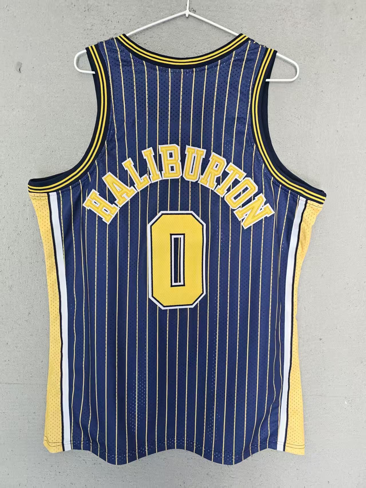 NBA Tyrese Haliburton Jersey Indiana Pacers 0 Double Stitched Size US XXL / EU 58 / 5 - 1 Thumbnail