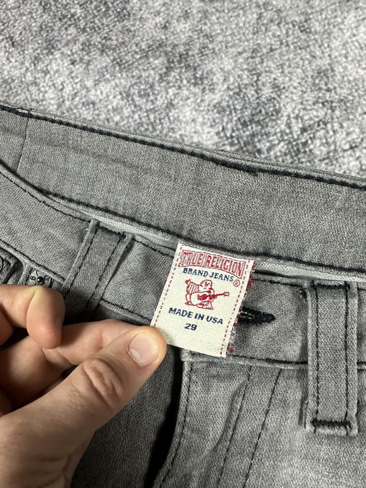 True Religion Y2K vintage true religion Julie jeans denim Streetwear Alt Size 29" - 6 Thumbnail