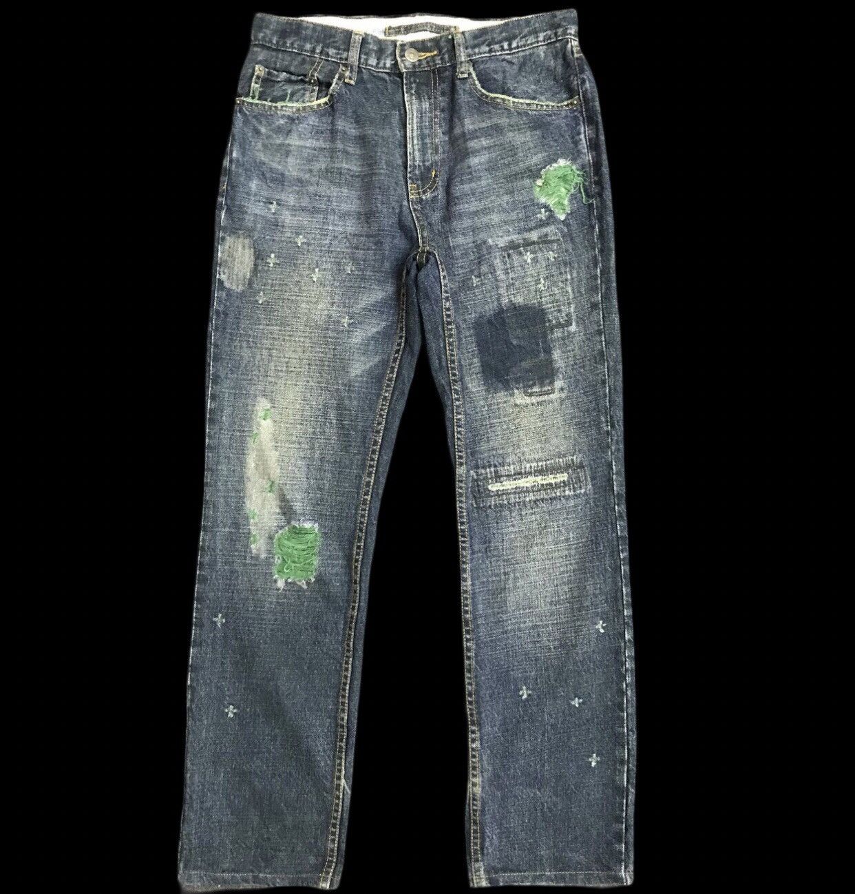 Other D165 PPFM Patchwork Distressed Jeans Size US 29 - 1 Thumbnail