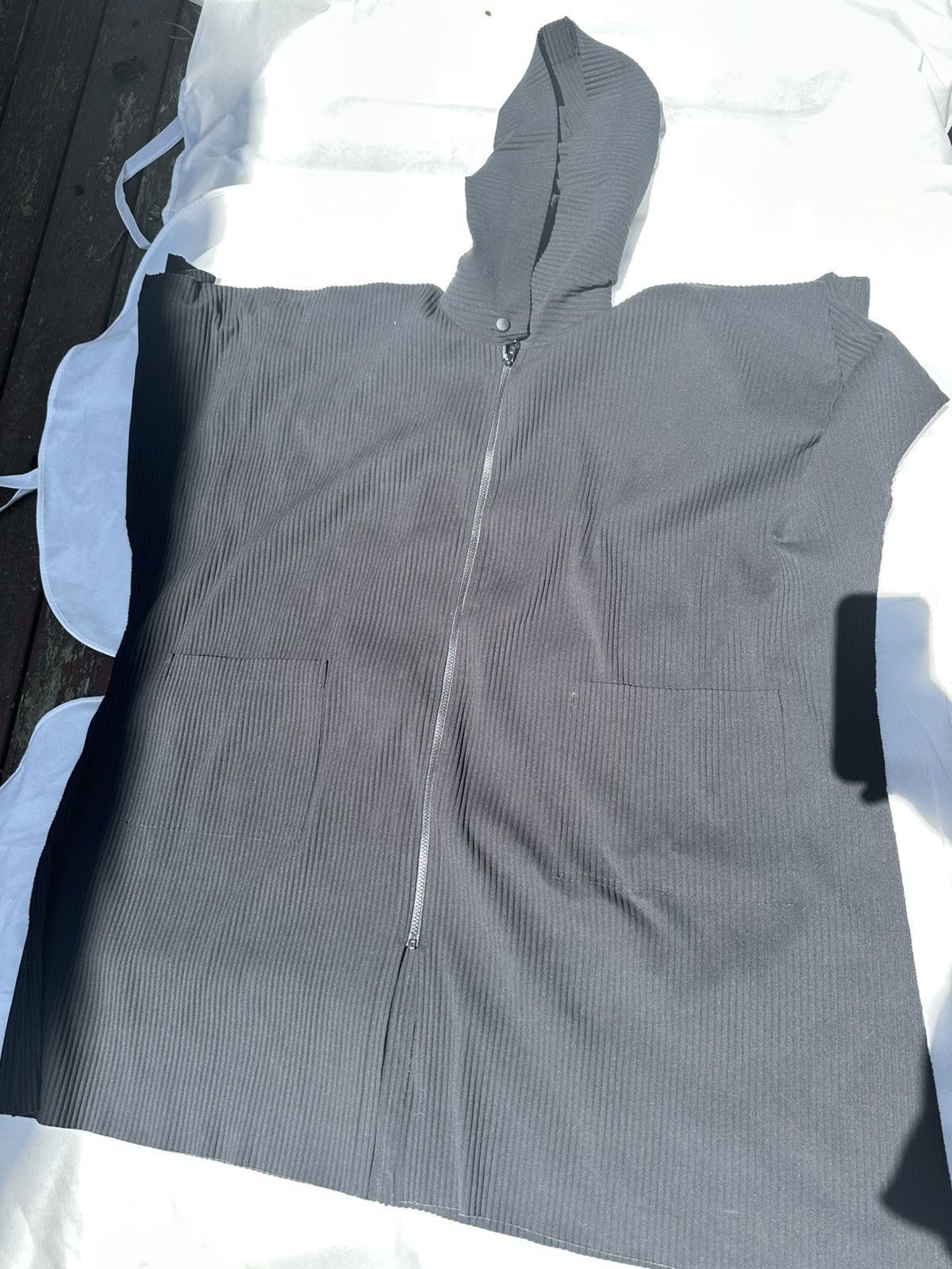Homme Plisse Issey Miyake Issey Miyake pleated jacket Size US XL / EU 56 / 4 - 4 Thumbnail