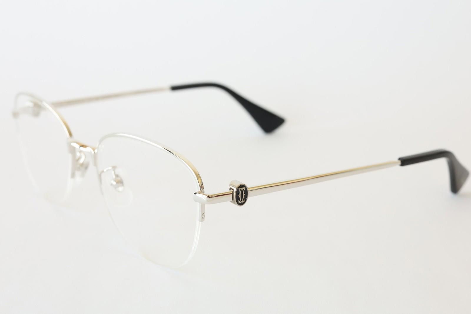 Cartier New Cartier eyewear optical eyeglasses CT0415OA 002 L silver Size ONE SIZE - 1 Thumbnail