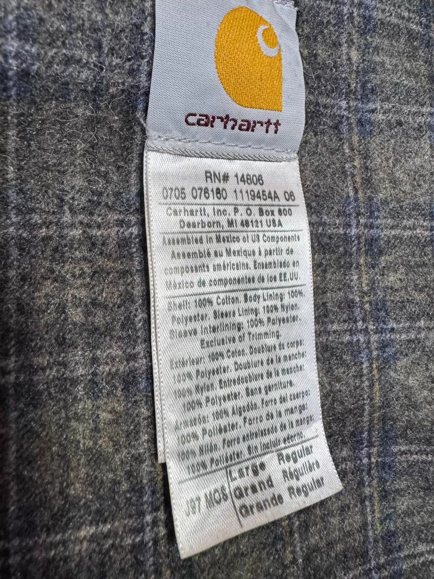 Carhartt Vintage Carhartt Mainline J97 Moss Green L Jacket Size US L / EU 52-54 / 3 - 9 Thumbnail
