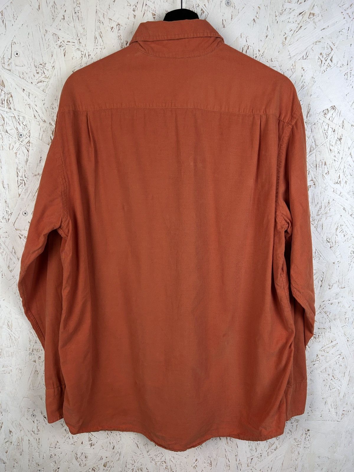 Burberry Vintage Burberry Micro Corduroy Velvet Button Up Shirt Size US L / EU 52-54 / 3 - 7 Thumbnail