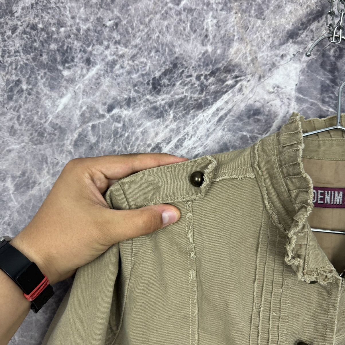 Vintage Vintage Hype Y2k 100% cotton Napoleon Blazer Jacket Size XL / US 12-14 / IT 48-50 - 7 Thumbnail