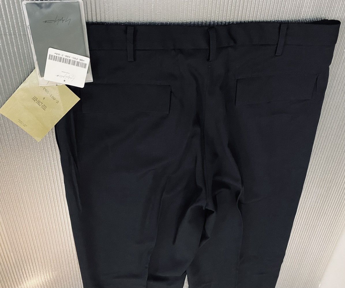 Yohji Yamamoto Yohji Yamamoto 🇯🇵 pour homme Nero wool slacks 4 NWT Size US 37 - 14 Thumbnail
