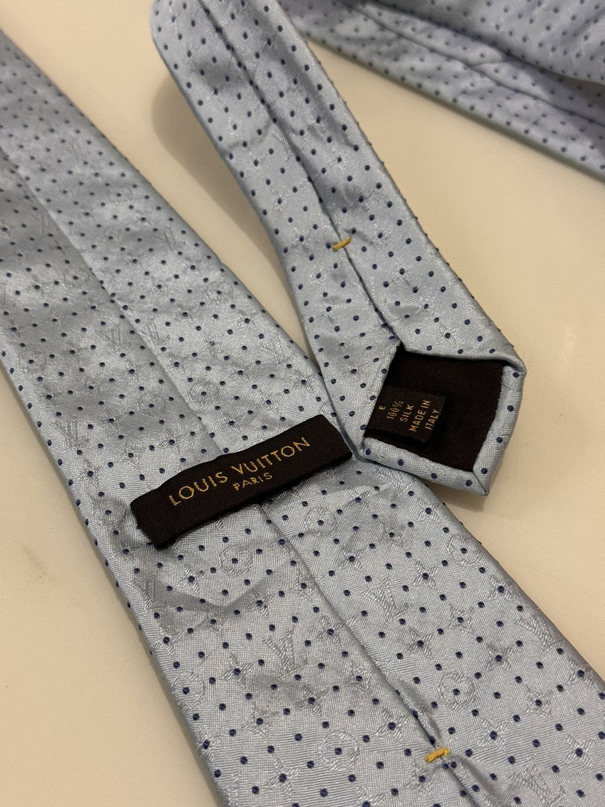 Louis Vuitton Louis Vuitton Neck Tie Spell Out Size ONE SIZE - 2 Thumbnail