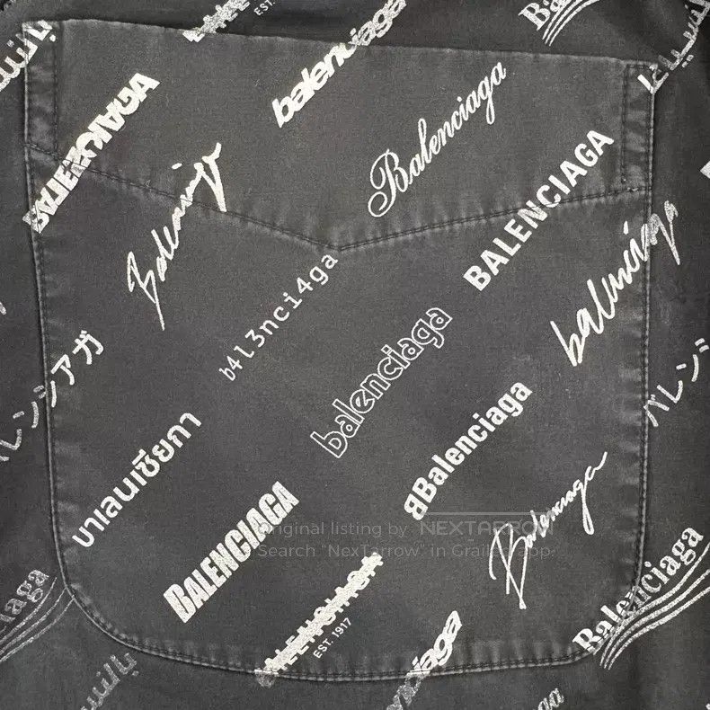 Balenciaga Balenciaga Black Bulletproof Logo Short Pants Size US 28 / EU 44 - 7 Thumbnail
