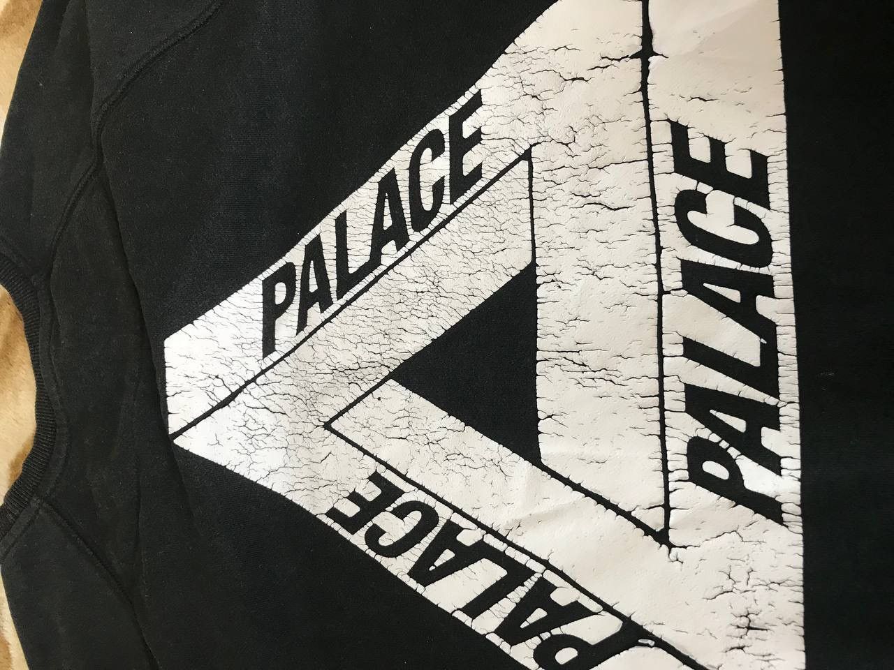 Vintage 🔥 Palace Skateboards Distressed Logo Faded Sweatshirt Y2K Size US XL / EU 56 / 4 - 7 Thumbnail