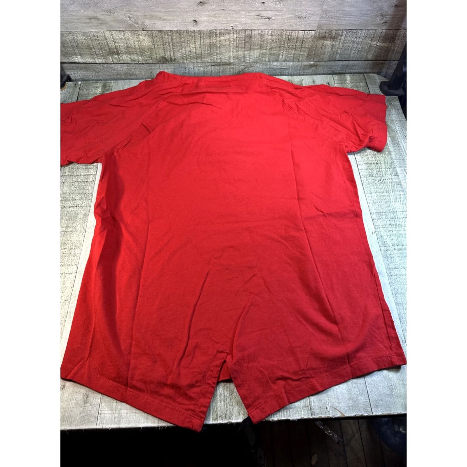 Vintage 7 Souls Hoodie T-Shirt Red XL Men Pullover Regular 7 Souls Brand Logo Mens Size US XL / EU 56 / 4 - 4 Thumbnail