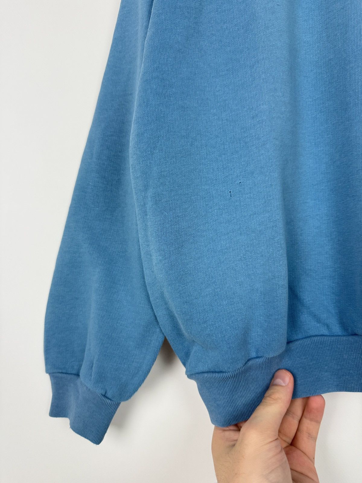 Prince 1980’s Vintage Prince Tennis Patch Baby Blue Boxy Sweatshirt Size US M / EU 48-50 / 2 - 5 Thumbnail