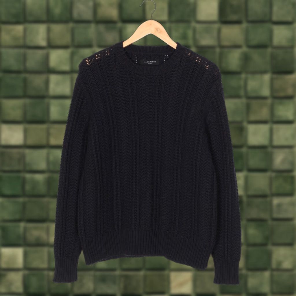 Allsaints ALLSAINTS Fiske Crew Neck Knit Jumper Men Size S VR1770 Size US S / EU 44-46 / 1 - 1 Thumbnail