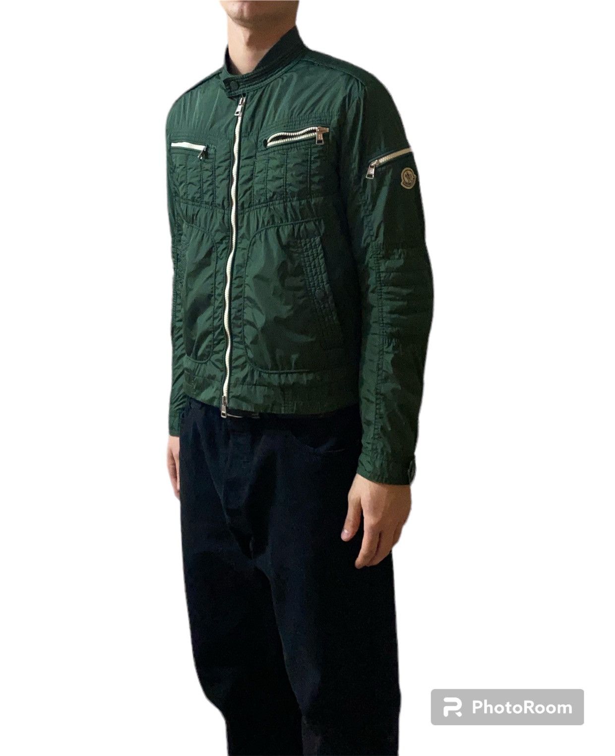 Moncler Vintage Moncler THYM moto jacket Size US S / EU 44-46 / 1 - 25 Thumbnail