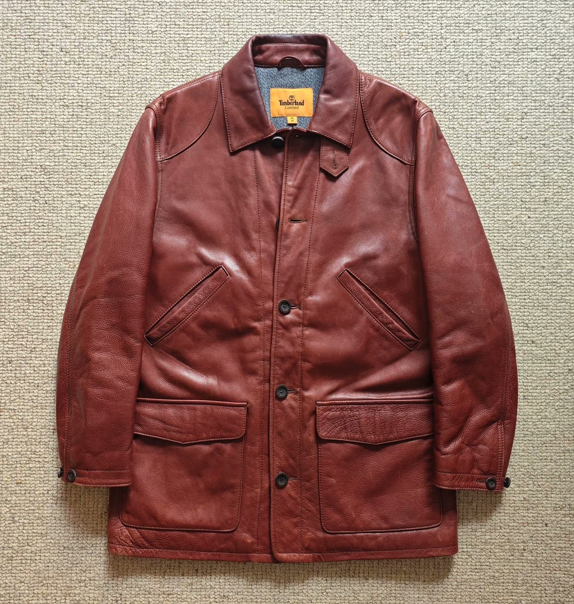 Timberland Timberland Leather Jacket Size US M / EU 48-50 / 2 - 1 Thumbnail