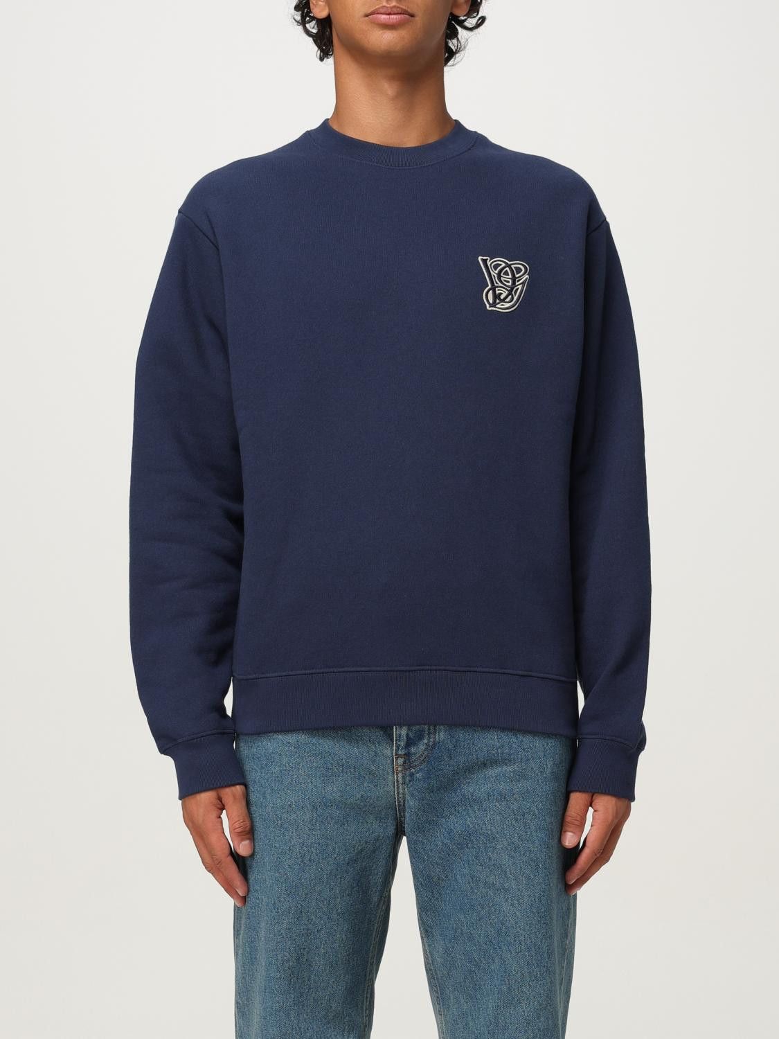 Valentino Valentino Sweatshirt Men Blue Size US M / EU 48-50 / 2 - 1 Thumbnail