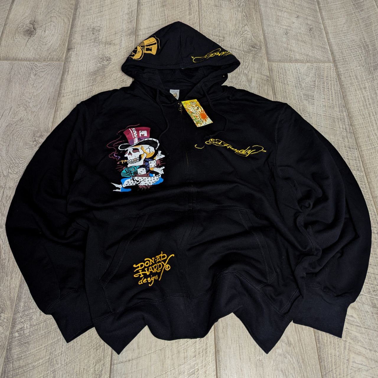 Ed Hardy NEW ED HARDY ZIP-UP by Christian Audigier FAST SALE Size US XL / EU 56 / 4 - 2 Thumbnail