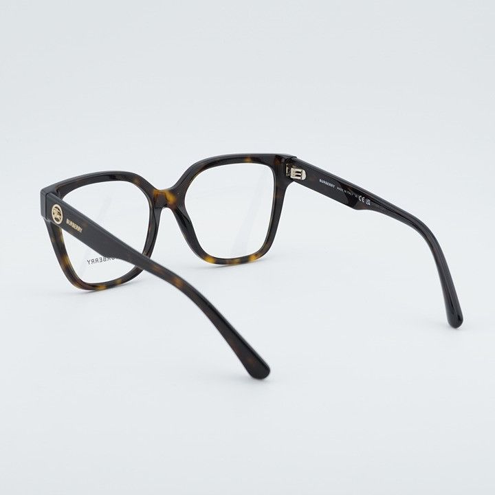 Burberry Burberry BE2443 3002 Eyeglasses Havana 53mm Square Frame Size ONE SIZE - 11 Thumbnail