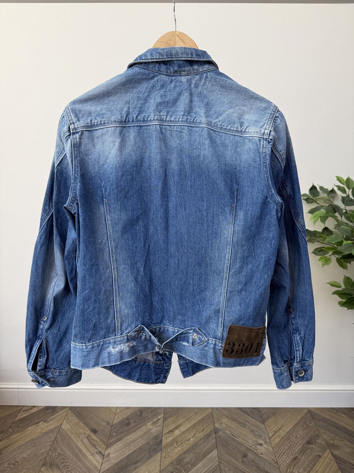 G-Star Vintage G-Star RAW Women’s Denim Jacket Blue Wash ARC JKT Size M / US 6-8 / IT 42-44 - 13 Thumbnail