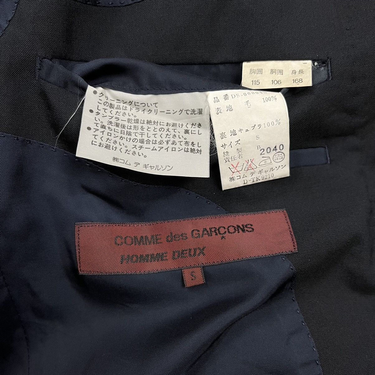Comme des Garcons Homme Vintage Comme des garcons homme deux wool blazer size S Size 36R - 10 Thumbnail