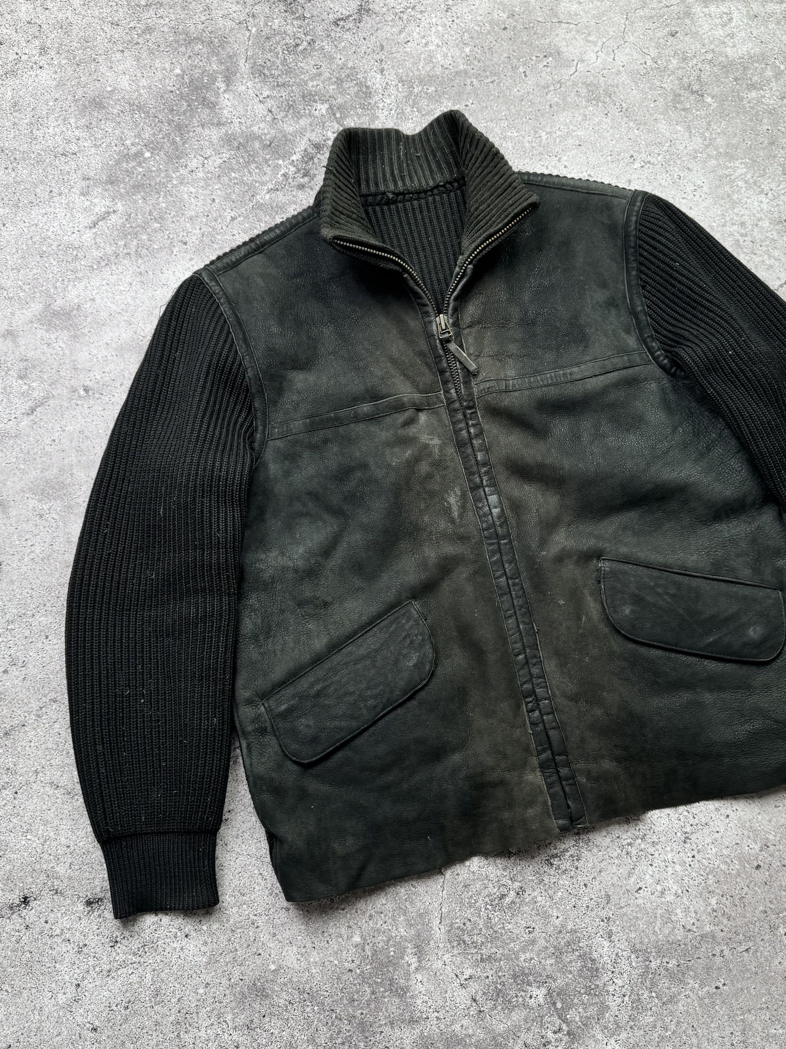 Chevignon Chevignon Vintage Hybrid Leather Jacket C619(V120) Size US M / EU 48-50 / 2 - 2 Thumbnail