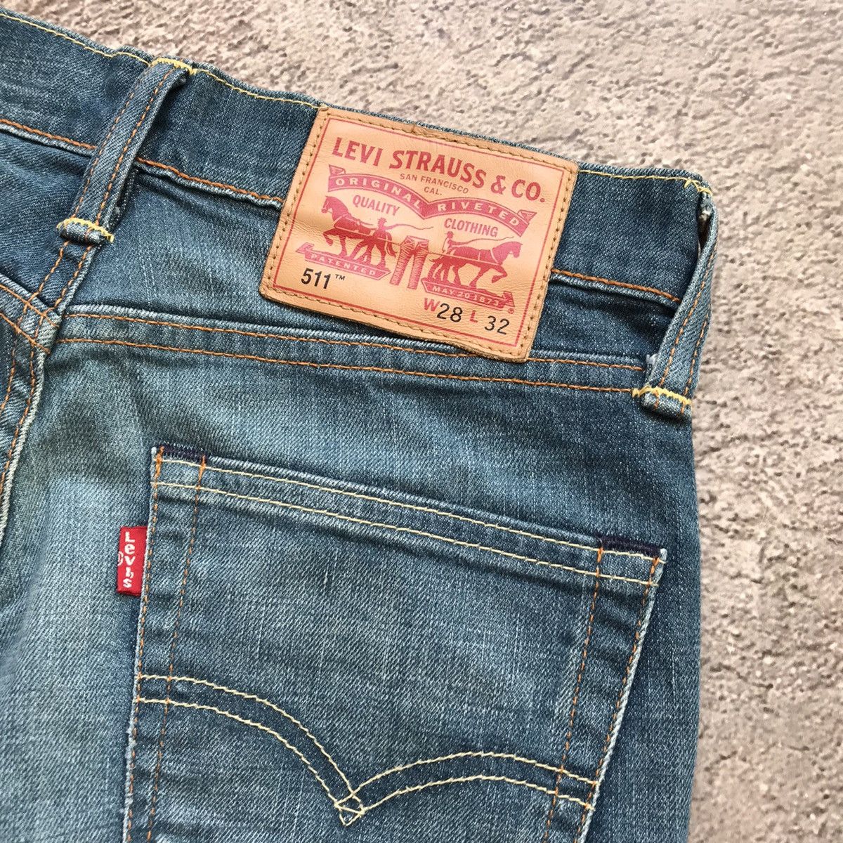 Vintage Vintage 90s Levis Baggy Distressed Faded Grunge Jeans 28 Size US 28 / EU 44 - 6 Thumbnail